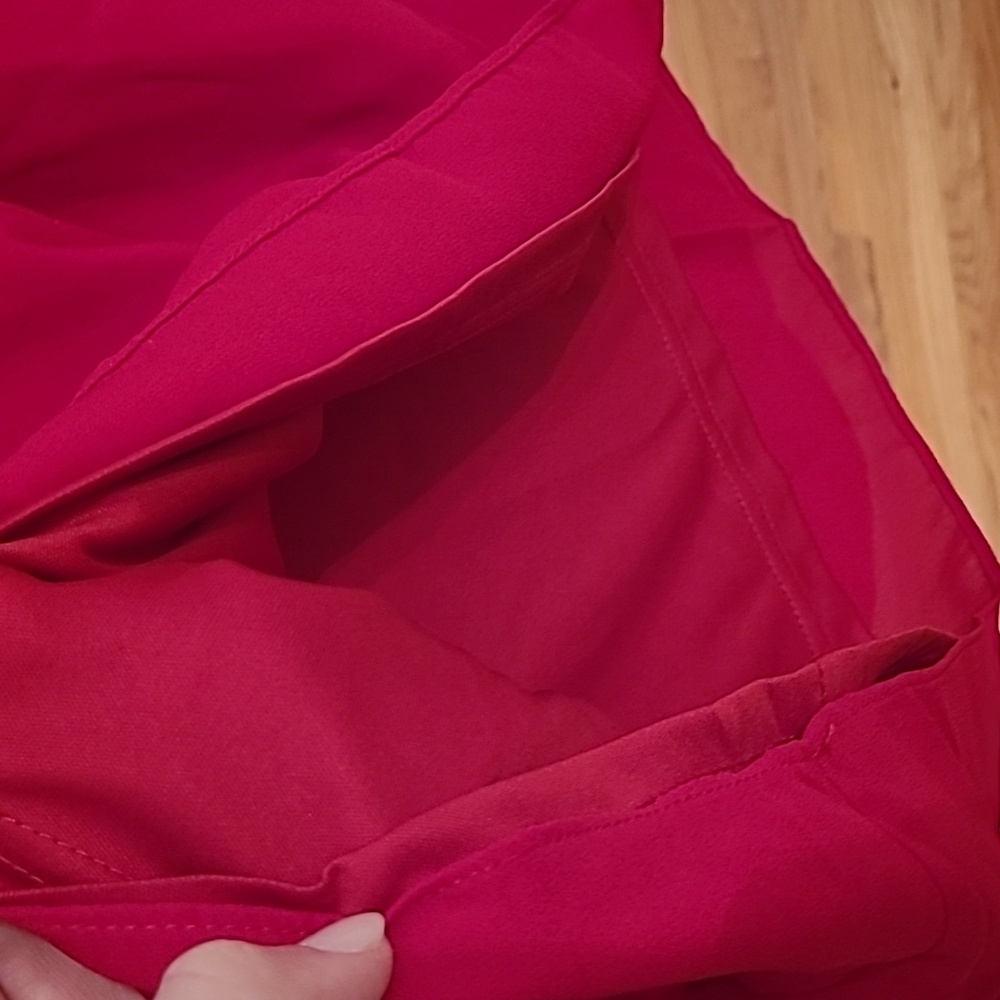 Lulus Cranberry Red Mini Dress Small - Picture 4 of 8
